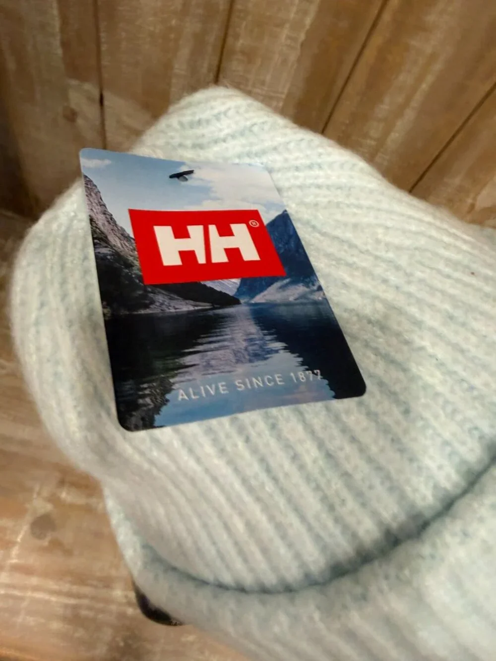 Helly Hansen Soft Beanie Unisex Women's Light Blue Warm New